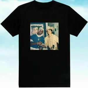 Vintage Tupac Chalino Sanchez Shirt Short Sleeve Black