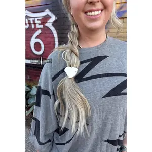 White Rock Ponytail Holder