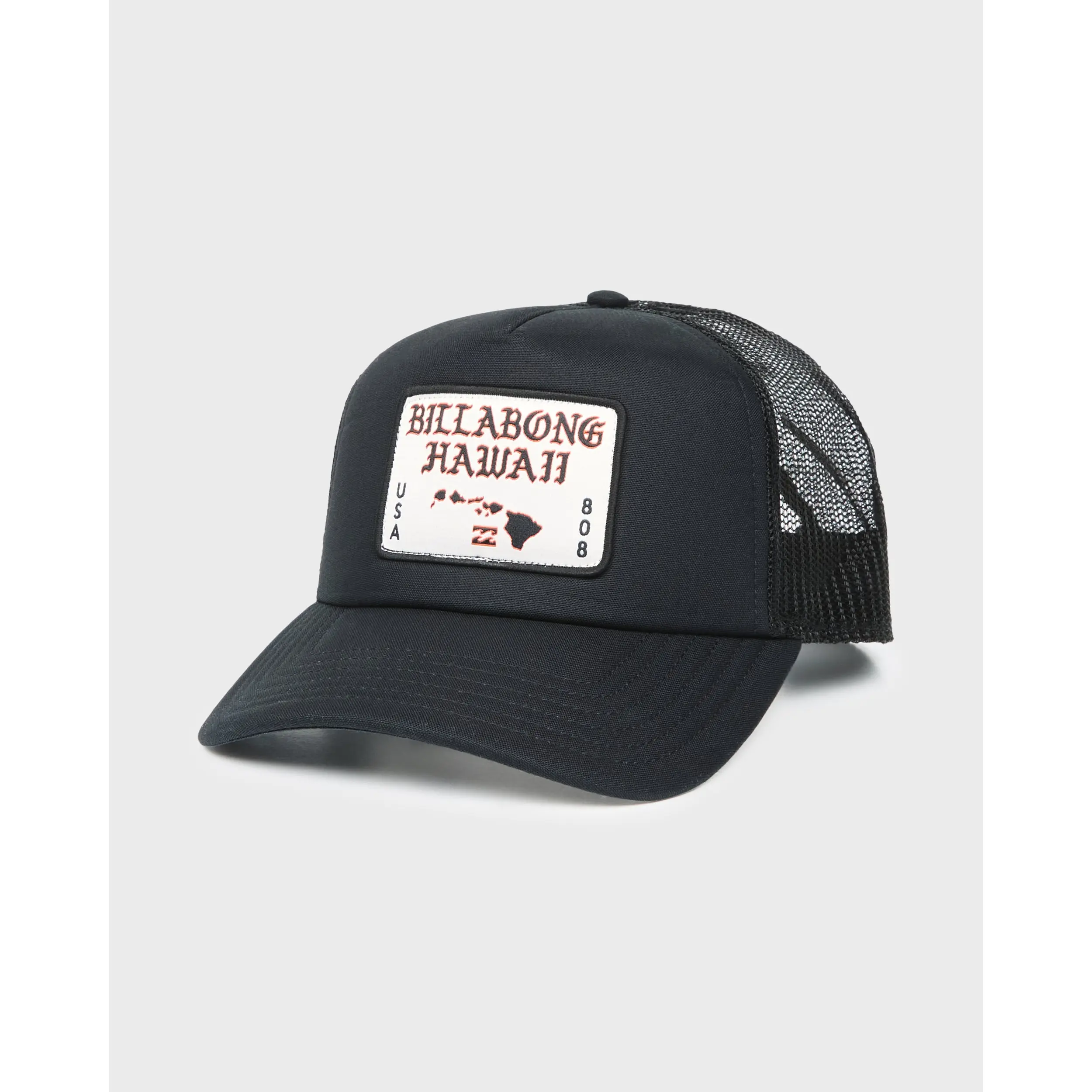 Island Chain Trucker Hat - Black