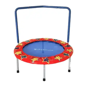 SkyBound 36'' Mini Trampoline, Indoor/Outdoor with High-Quality Springs, Safe for Ages 3–8, Quiet Jumping for Motor Skills & Birthday Gifts
