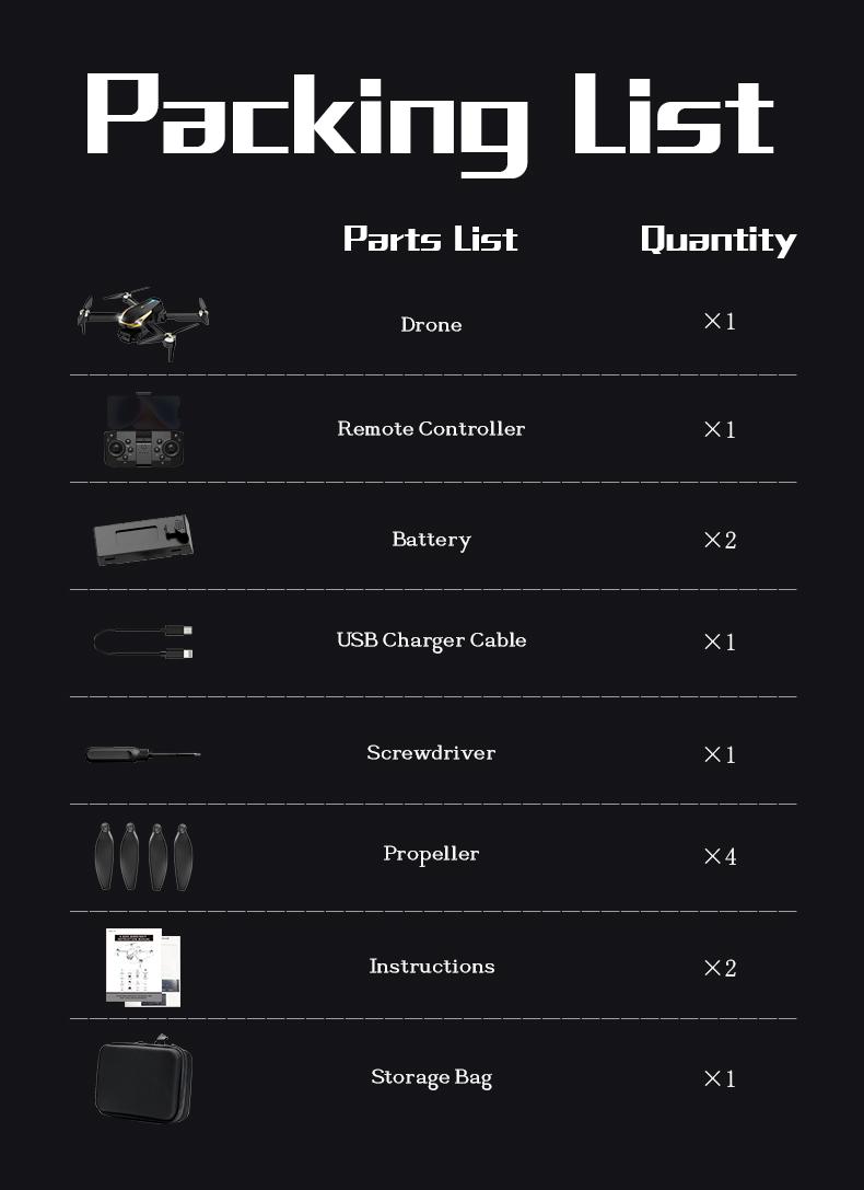 M8 Pro 2026 Foldable Aerial Drone with 4K UHD EIS Anti-Shake Camera, GPS Precise Positioning System, 5G WiFi FPV Real-time Transmission,   Intelligent Obstacle Avoidance, Auto Return, 360° Stunt Roll, 2 Batteries for Adults Beginners Aerial Photography
