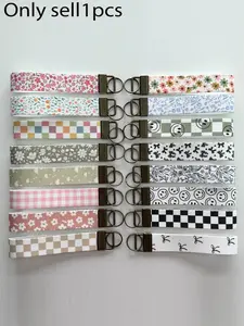 Key Fob Keychain Wristlet Strap | Antique Brass Hardware | Stylish & Functional