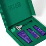 Flamingo Holiday Gift Set with Mini Glow Shave Collection - 3-Step Routine for Soft Smooth Radiant Skin - TSA Friendly Bottles - Stainless Steel Blades - No-Slip Grip Handle