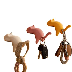 3 Pcs Viral Cute Cat Desk Hook | Portable Purse Hanger for Table & Bag Holder | Under Desk Headphone Stand | Kawaii Office Finds & School Essentials | Space Saver Aesthetic Desk Decor | Great Gift Ideas | Garden Decor