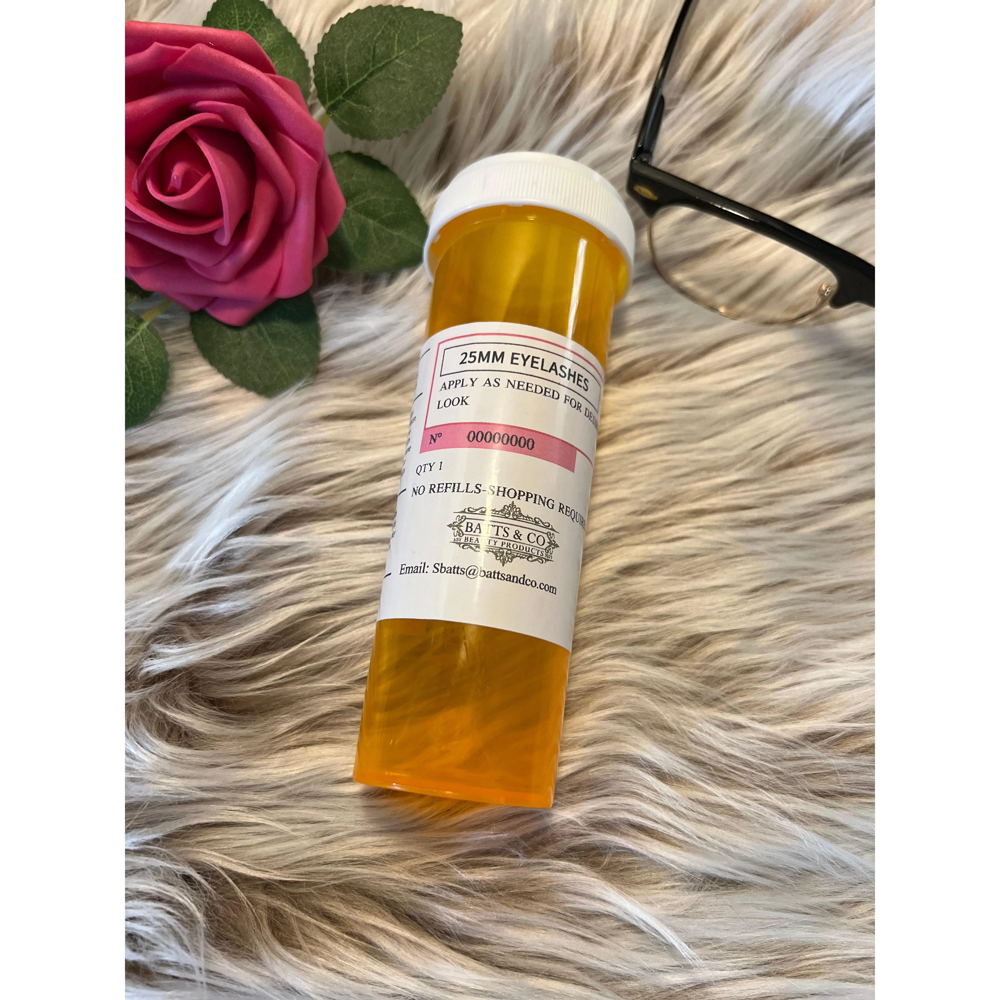 Pill Bottle EyeLash Case