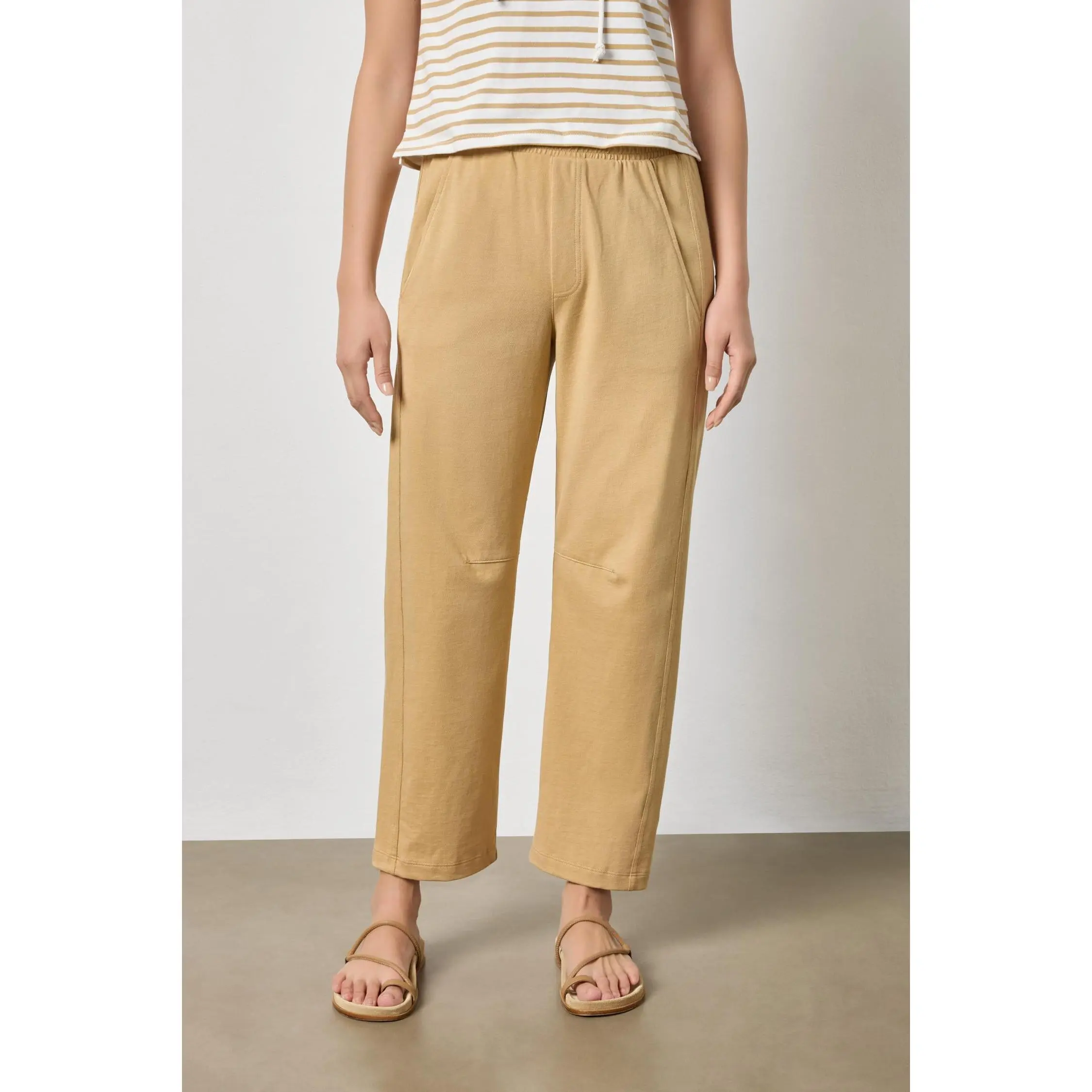 Side Panel Straight Leg Pant