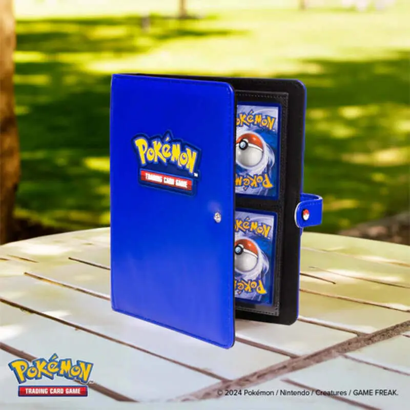 Ultra PRO Premium Blue 4-Pocket Snap Binder for Pokmon