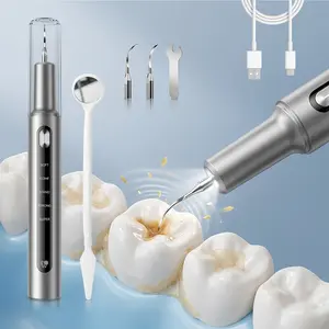 for Teeth Electric Scaler/Oral Plaque/Tartar Remover with Effective Remove Plaque Tartar Stains Preventing Cavities Bad Breath Gum Disease At-Home Teeth Cleaning Cost-Effective Oral Care Solution Cleansing Mouth Care Father's Day Gift Waterproof