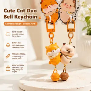 Exquisite Resin Couple Figurine Doll Decor, Magnetic CP Couple Statue Ornament, Cute Desktop Bag Doll Decoration