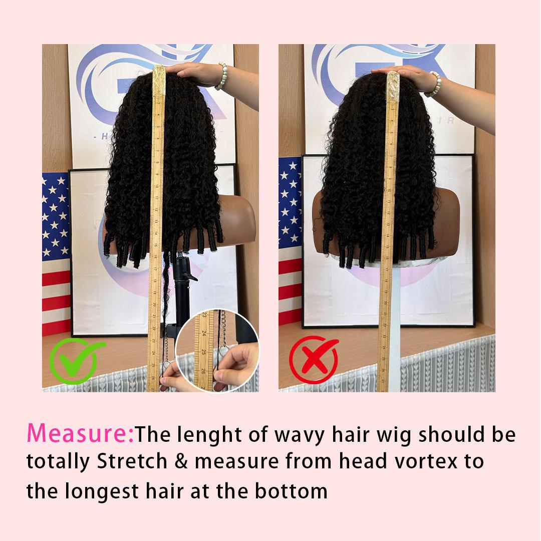 GK Burmese Curly 13x6 HD Lace Frontal Glueless Wigs Kinky Curly Pre Plucked Human Hair for Women Lace Frontal Wigs 180 Density Human Hair with Baby Hair #SummerVibes