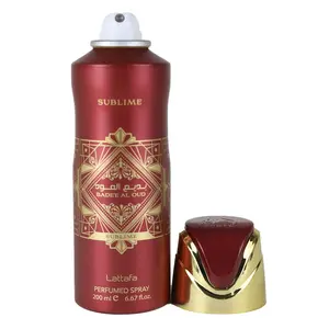 Badee Al Oud Sublime Perfumed Deodorant Spray by Lattafa, 200ml