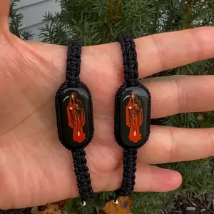 Santa Muerte Adjustable Bracelet