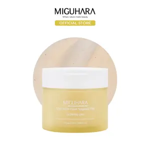 MIGUHARA Vital Shine Glow Ampoule Pad - Gentle Hydrating Toner Pad with Hyaluronic Acid & Niacinamide for Dry Dull Skin 150ml