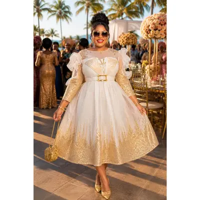 gold and white dress for wedding guest Picture The Creepy Collection