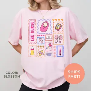 L&D Nurse T-shirt, Nurse Life Tee, Labor & Delivery Nurse Gift, Cute RN, Maternity Ward OB Nurse Apparel