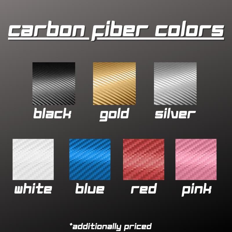 Carbon Fiber Decal for Snapchat | Social Media Name Personalized Vinyl Sticker | Instagram Tag | Car Decal | Custom Decal car sticker
