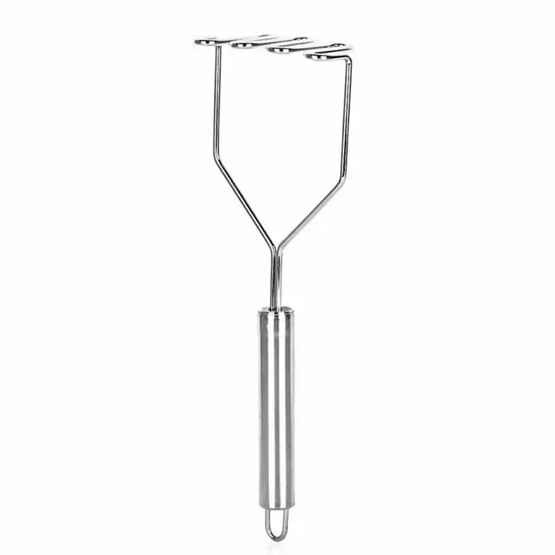 Stainless Steel Potato Masher, 1 Piece Kitchen Potato Masher With Handle, Household Manual Potato Masher, Practical Kitchen Gadget