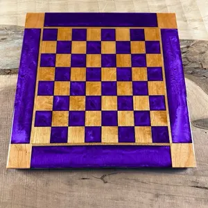 Purple Haze Cherry Chess Board (INCLUDES PIECES)