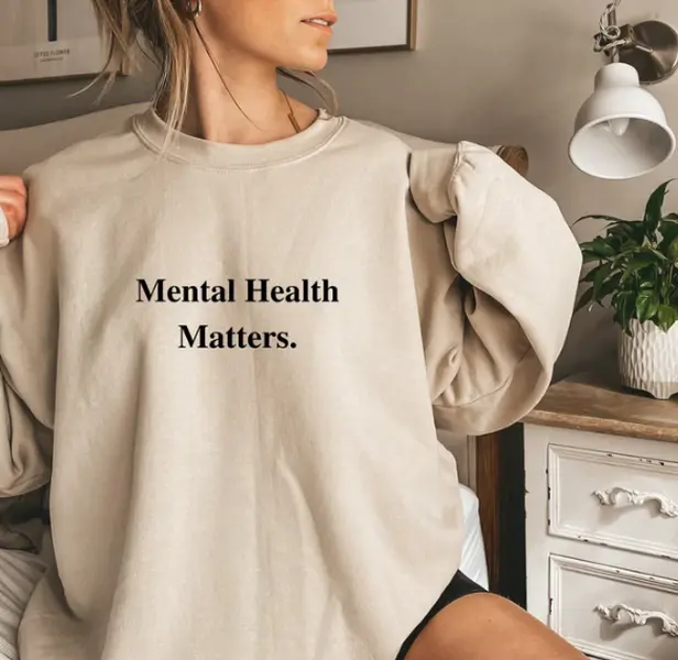 Mental Health Sweatshirts, Mental Health Matters Sweatshirts, Inspirational Sweater  Women, Mental Health Awareness, Women Mental Health, Anxiety Sweater