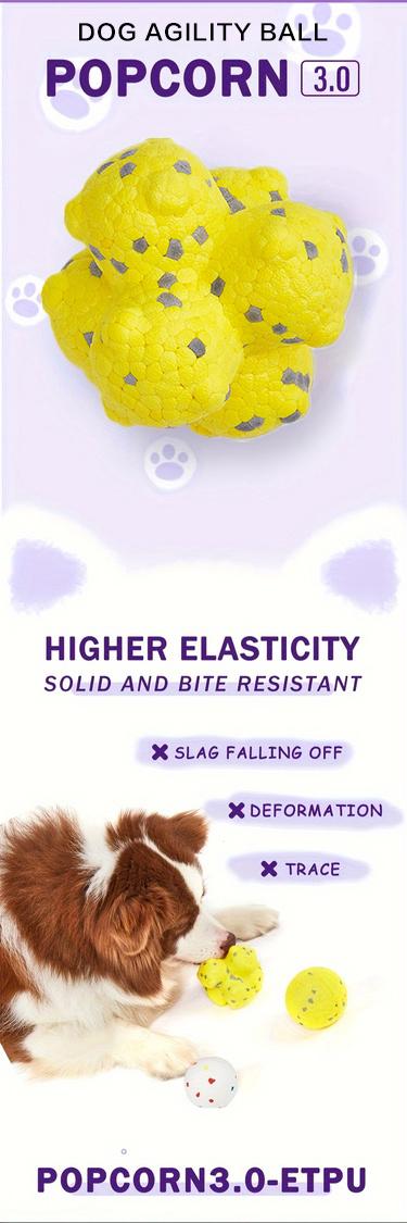 Indestructible Dog Chew Ball – Durable E-TPU Toy for Aggressive Chewers, Floating Fetch Ball, Teeth Cleaning for All Dogs