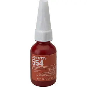 Loctite  10 ml 554 Thread Refrigerant Sealant, Red