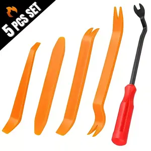 Auto Trim Removal Tool Kit - 5 Tools for Car Panel Door Window Fasteners, Includes Pry Tool, Supplier Warranty
