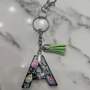 Resin Keychain Letter “A”
