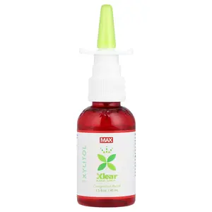 Xlear Natural Saline, Nasal Spray with Xylitol, Maximum Relief, 1.5 fl oz (45 ml)