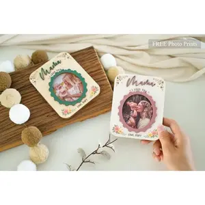 Personalized Photo Magnet for Mom, Love You Magnetic Picture Frame, Mother's Day Gift, Birthday Gifts, Gift for Grandma, Includes Photo