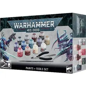 Warhammer 40k: Paints + Tools Set