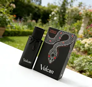 Fragrance World French Avenue Vulcan Black EDP 100ml | Dark Spicy Leather Woody Unisex Perfume | Saffron, Apple, Cinnamon, Rose & Oakmoss | Long-Lasting