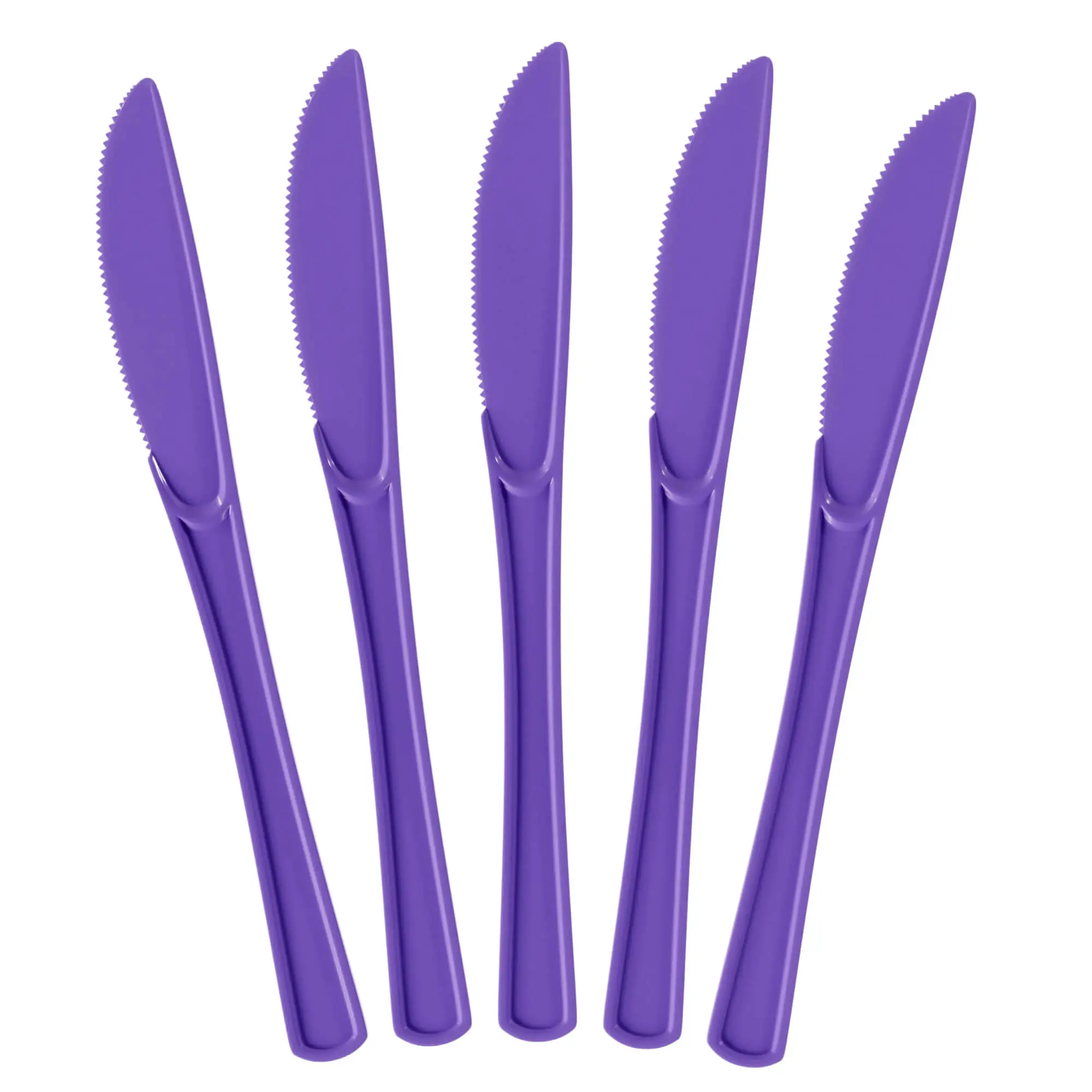 Heavy Duty Purple Plastic Knives | 7.75 in. | 50 Count