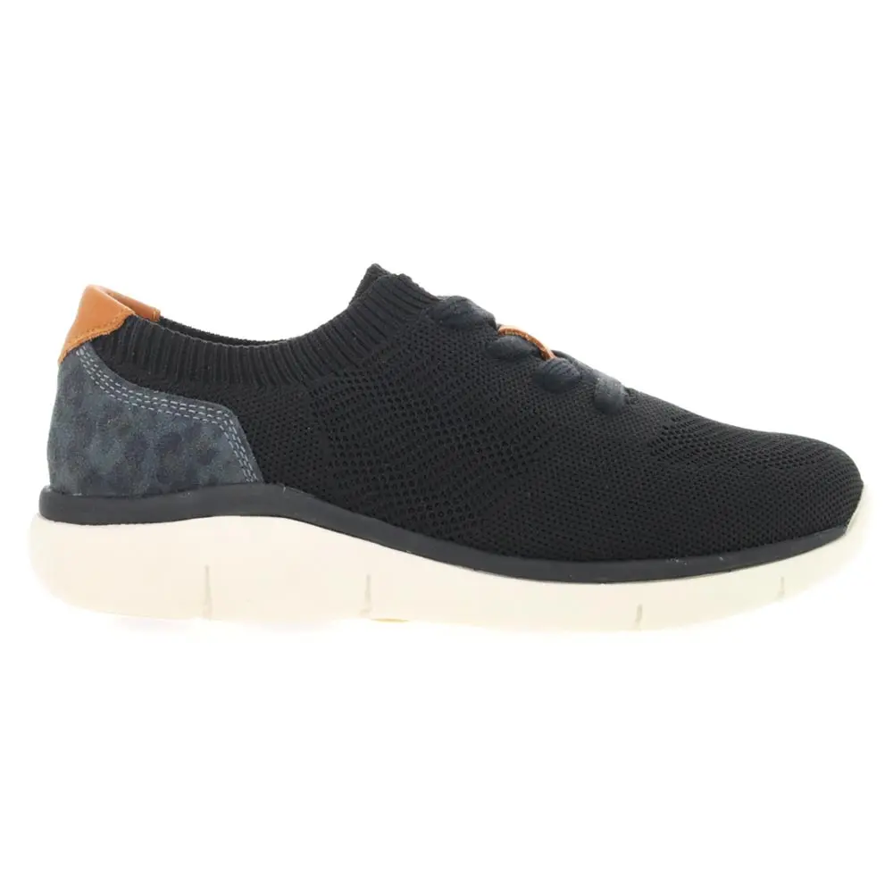 Propet Womens Sachi Leopard-Cheetah Lace Up Sneakers Shoes Casual - Black Propet Womens Sachi Leopard-Cheetah Lace Up Sneakers Shoes Casual - Black