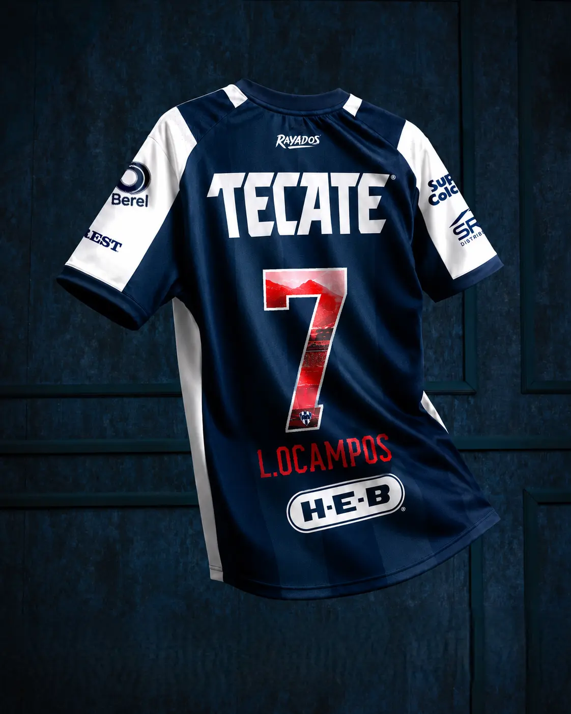 Lucas Ocampos #7 Monterrey 2026-27 Home Jersey, Men's Football Shirt