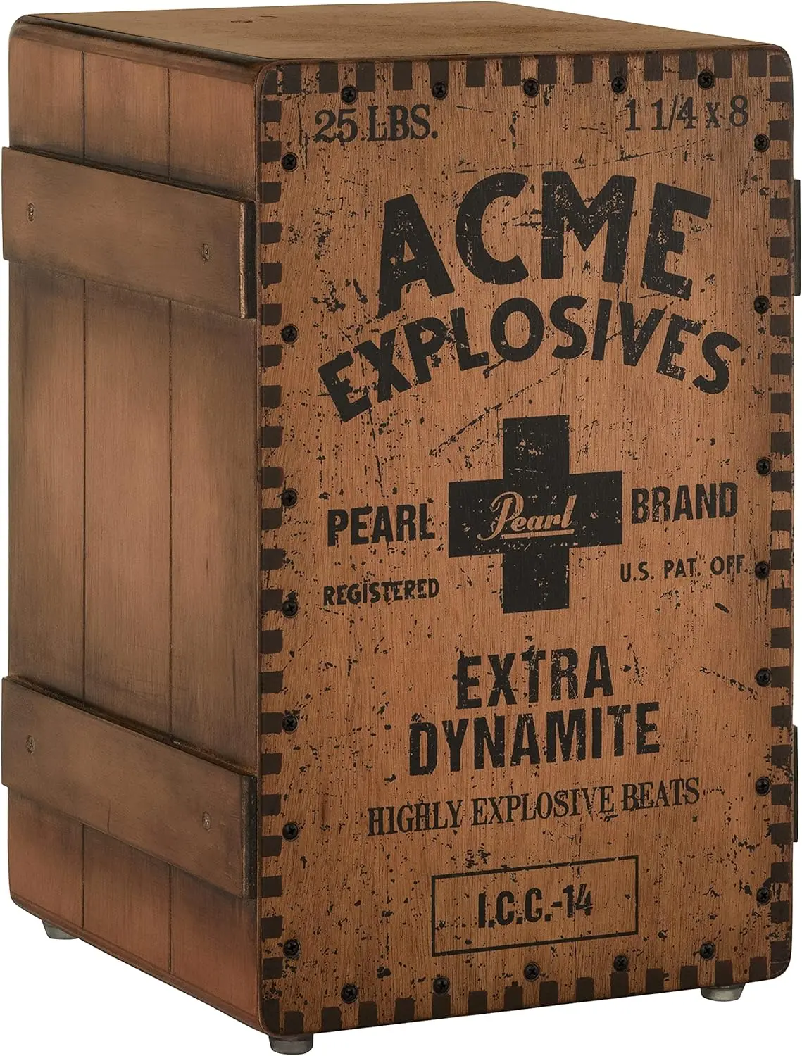 Acme Pearl Primero Crate-Style Cajon, Percussion Hand Drum for Musical Instruments & Hobbies