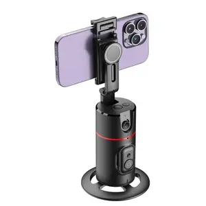Portable Mobile Phone Gimbal Stablilizer, 360 Rotatable iPhone Tripod for iPhone Android, Phone Accessories, Adjustable Smartphone, Desktop Stand, Cellphone Tripods with Remote Control, Camera Accessories, Tripod