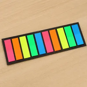 Waterproof Removable Index Tabs 200pcs, Study Notes Sticky Flags for Books, Office Supplies, Color Coding Page Markers, Exam Revision & Planner Decor