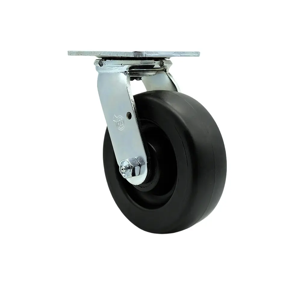 Service Caster SCC-30CS620-POR Polyolefin Swivel Top Plate Heavy Duty Caster with 6 in. Wheel - 700 lbs Capacity per Caster