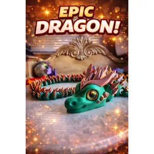 24-Inch Flexi Crystal Dragon Beast