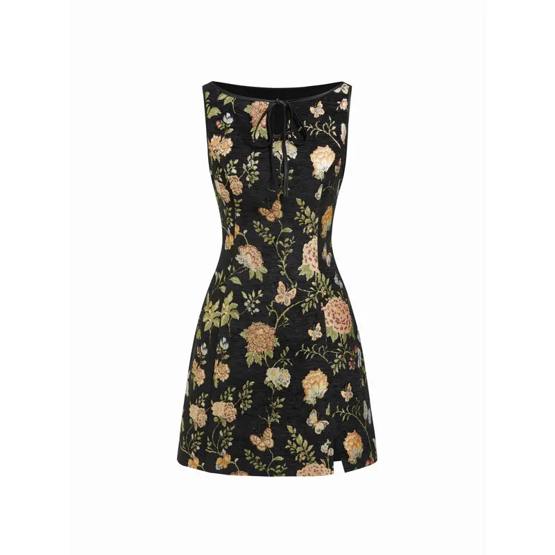 jacquard mini dress - TikTok Shop