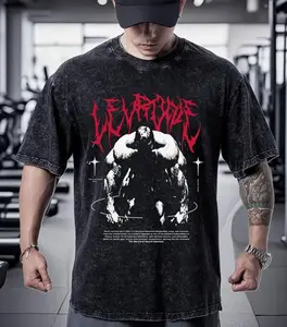 Kevin Levrone Old School Gym Washed Tee, Gym Washed Heavyweight Cotton T-shirt, Workout Tee, Sport Gift, Gymnastic Merch Fan , Streetwear Washed Tee, Vintage Hiphop Washed Shirt, Retro Washed Tee, Limited Design For Sport YJ4