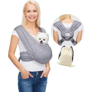 Cat Bonding Comfort Sling Critter Carrier Cuddler for Small & Medium Dogs, Cats, Bunnies and Pet Supplies Fabric Harnesses