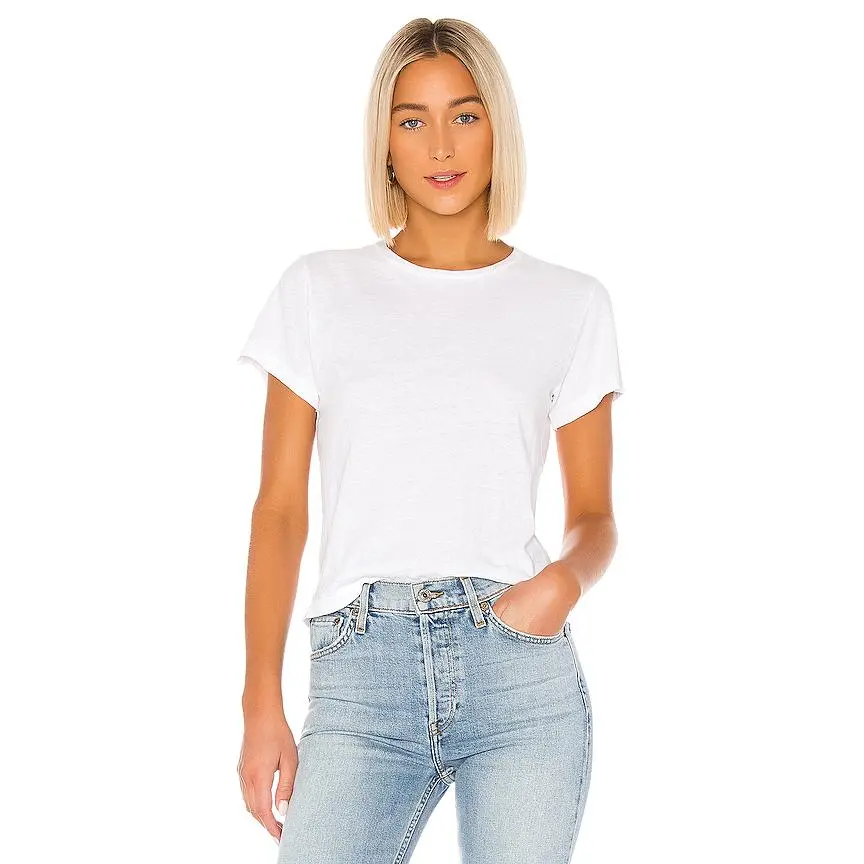 RE/DONE x Hanes The Classic Tee in Vintage White