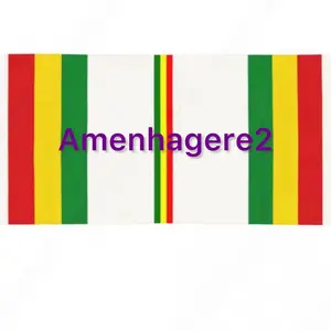 Amenhagere2 Custom Rasta Stripe Rasta Green Yellow Red Scarf Wrap Women Long You Can't Use Summer or Winter Warm Tassel Shawl Unisex Jamaican Scarves