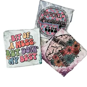 Anxiety - Overthinker  - Mental Health Shirt - Sublimation - Bleached or Unbleached - Unisex Gildan Comfort Comfortable