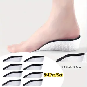 6/4/2 Pairs Orthotic High Cushion Insole Set,Black 3.5 mm Arch Support,Shock-absorbing and Non Slip Foot Cushion for Sports Shoes,Boots,Dress Shoes and Sandals,Christmas Party Gifts,Hand Tools Kits