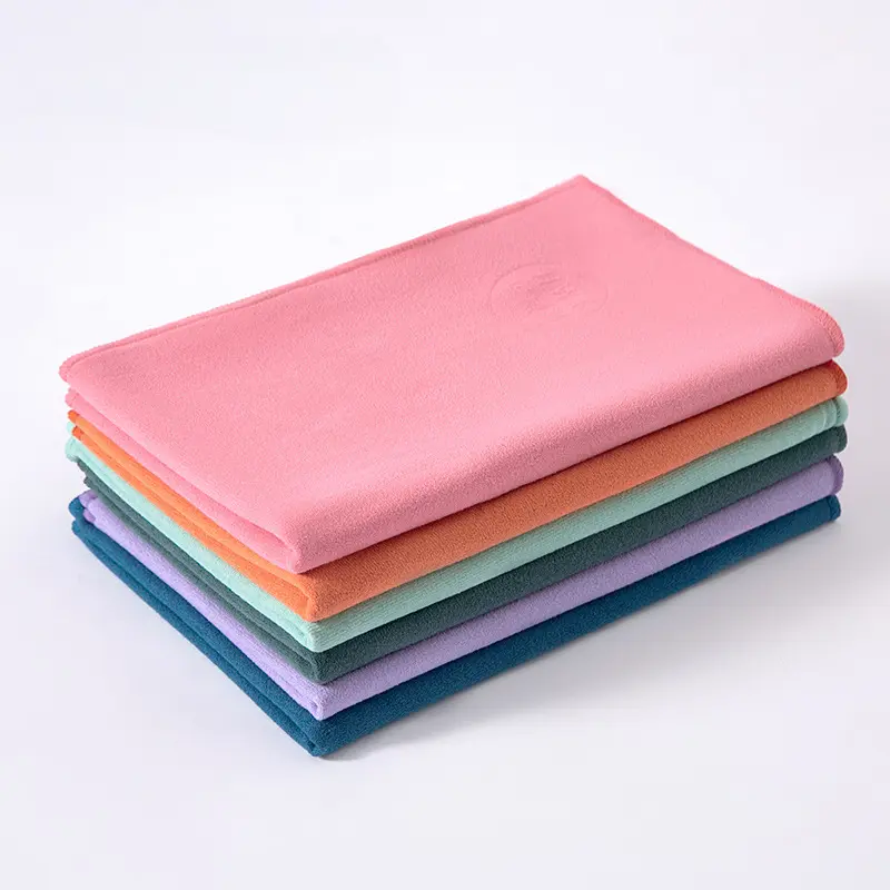 Quick-Dry Microfiber Sports Towel | Non-Slip Yoga Mat Towel | Portable Gym Fitness Sweat Towel for Workout & Outdoor