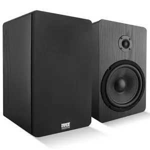 Home Theater Speakers - Crisp Sound, Silk Tweeter, Wood Finish