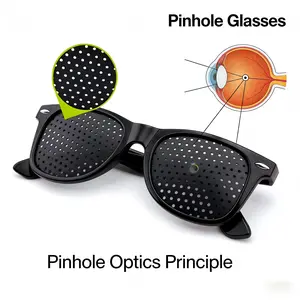 Unisex Pinhole Glasses Anti-MyopiaAstigmatism Glasses Men's Women's Vision|Improvement Strabismus Correction FatigueGlasses