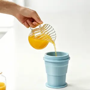 2 In 1 Foldable Ice Cup With Straw, Quick Freeze Silicone Ice Maker For Drinks, Portable Reusable Easy Release BPA Free Cooler Cup For Summer Beach Pool Party Camping Hiking Home Office Travel, Essential Summer Gadget For Adults Teens Kids tiktokshopsprin